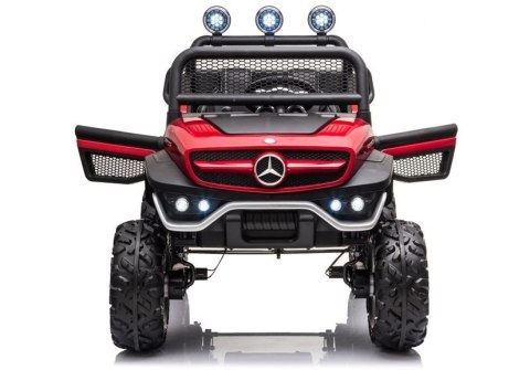 LEAN CARS Pojazd na Akumulator Mercedes Unimog S Czerwony Lakier LEAN CARS Pojazd na Akumulator Mercedes Unimog S Czerwony Lakier