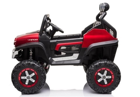 LEAN CARS Pojazd na Akumulator Mercedes Unimog S Czerwony Lakier LEAN CARS Pojazd na Akumulator Mercedes Unimog S Czerwony Lakier