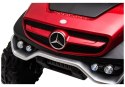 LEAN CARS Pojazd na Akumulator Mercedes Unimog S Czerwony Lakier