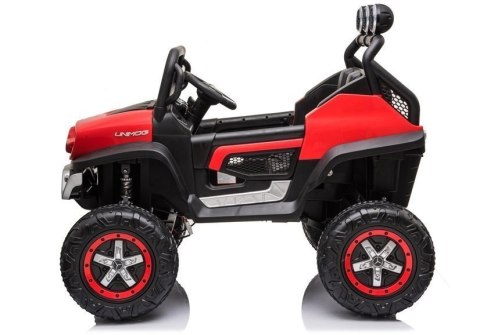 LEAN CARS Pojazd na Akumulator Mercedes Unimog S Czerwony LEAN CARS Pojazd na Akumulator Mercedes Unimog S Czerwony