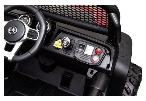LEAN CARS Pojazd na Akumulator Mercedes Unimog S Czerwony LEAN CARS Pojazd na Akumulator Mercedes Unimog S Czerwony