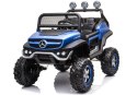LEAN CARS Pojazd na Akumulator Mercedes Unimog S Niebieski Lakier