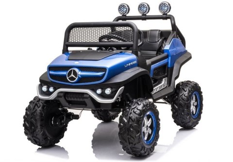LEAN CARS Pojazd na Akumulator Mercedes Unimog S Niebieski Lakier LEAN CARS Pojazd na Akumulator Mercedes Unimog S Niebieski Lakier