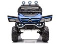 LEAN CARS Pojazd na Akumulator Mercedes Unimog S Niebieski Lakier
