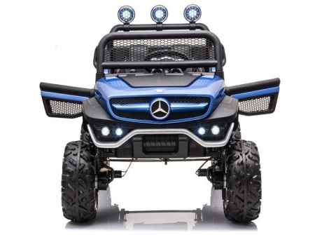 LEAN CARS Pojazd na Akumulator Mercedes Unimog S Niebieski Lakier LEAN CARS Pojazd na Akumulator Mercedes Unimog S Niebieski Lakier