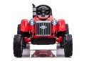 LEAN CARS Traktor na Akumulator z Przyczepą CH9959 Czerwony