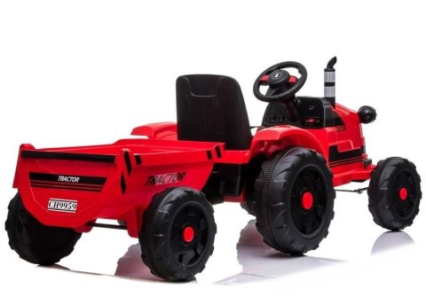 LEAN CARS Traktor na Akumulator z Przyczepą CH9959 Czerwony LEAN CARS Traktor na Akumulator z Przyczepą CH9959 Czerwony