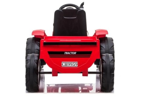 LEAN CARS Traktor na Akumulator z Przyczepą CH9959 Czerwony LEAN CARS Traktor na Akumulator z Przyczepą CH9959 Czerwony