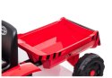 LEAN CARS Traktor na Akumulator z Przyczepą CH9959 Czerwony