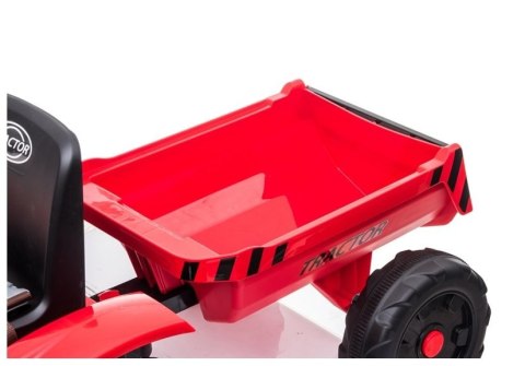 LEAN CARS Traktor na Akumulator z Przyczepą CH9959 Czerwony LEAN CARS Traktor na Akumulator z Przyczepą CH9959 Czerwony