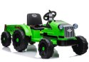LEAN CARS Traktor na Akumulator z Przyczepą CH9959 Zielony