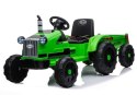 LEAN CARS Traktor na Akumulator z Przyczepą CH9959 Zielony