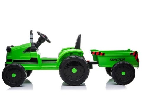 LEAN CARS Traktor na Akumulator z Przyczepą CH9959 Zielony LEAN CARS Traktor na Akumulator z Przyczepą CH9959 Zielony