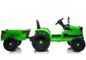 LEAN CARS Traktor na Akumulator z Przyczepą CH9959 Zielony