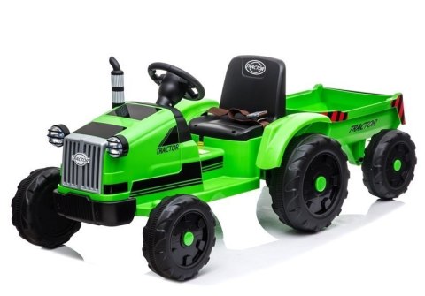 LEAN CARS Traktor na Akumulator z Przyczepą CH9959 Zielony LEAN CARS Traktor na Akumulator z Przyczepą CH9959 Zielony
