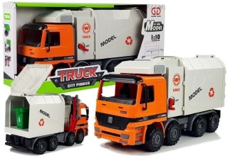 LEAN Toys Auto Śmieciarka z Napędem Kosz na Śmieci