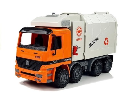 LEAN Toys Auto Śmieciarka z Napędem Kosz na Śmieci