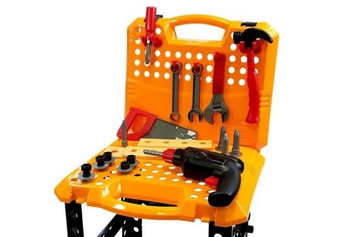 LEAN Toys Duży Zestaw Majsterkowicza rozkładany w Walizce
