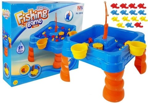 LEAN Toys Duży Zestaw do Łowienia Rybek z Wędkami