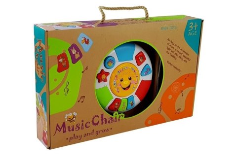 LEAN Toys Edukacyjny Stoliczek Dla Malucha Kształty Kolory
