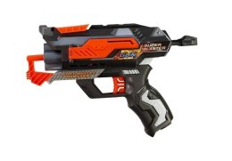 LEAN Toys Rozkładany Pistolet na piankowe Strzałki Maska