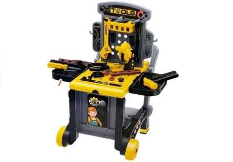 LEAN Toys Stolik majsterkowicza Warsztat 3w1 Wózek