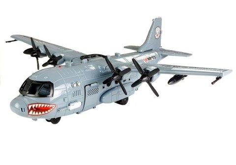 LEAN Toys Wojskowy Samolot Baza Militarna Światła i Dźwięki