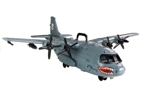 LEAN Toys Wojskowy Samolot Baza Militarna Światła i Dźwięki