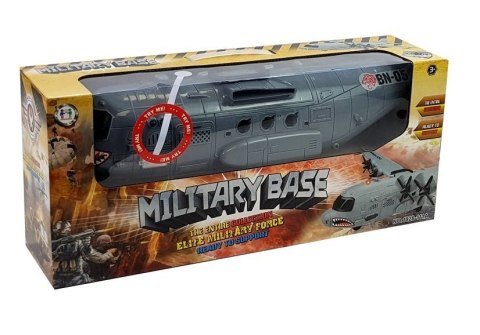 LEAN Toys Wojskowy Samolot Baza Militarna Światła i Dźwięki