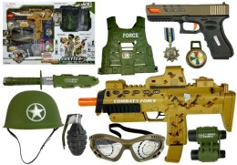 LEAN Toys Zestaw Wojskowy Pistolet na strzałki MP7