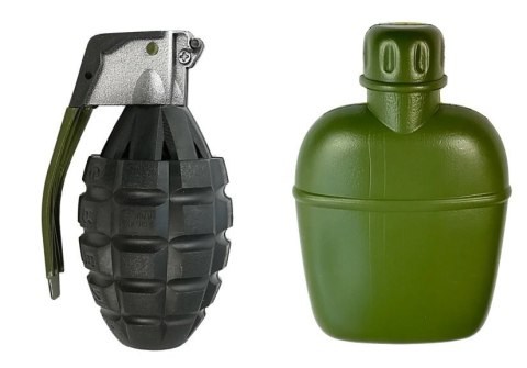 LEAN Toys Zestaw Wojskowy Pistolet na strzałki MP7