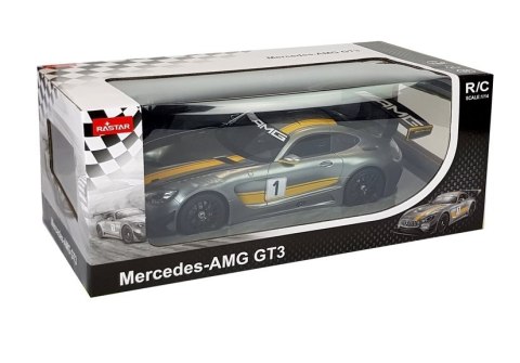Rastar Auto R/C Mercedes AMG GT3 Rastar 1:14 Szare na pilota Rastar Auto R/C Mercedes AMG GT3 Rastar 1:14 Szare na pilota