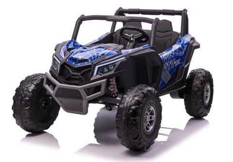 LEAN CARS Auto na Akumulator Buggy UTV-MX Niebieski Spider Lakier MP4 LEAN CARS Auto na Akumulator Buggy UTV-MX Niebieski Spider Lakier MP4