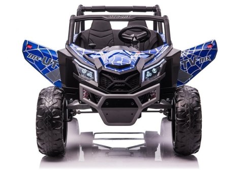 LEAN CARS Auto na Akumulator Buggy UTV-MX Niebieski Spider Lakier MP4 LEAN CARS Auto na Akumulator Buggy UTV-MX Niebieski Spider Lakier MP4