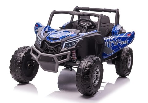 LEAN CARS Auto na Akumulator Buggy UTV-MX Niebieski Spider Lakier MP4 LEAN CARS Auto na Akumulator Buggy UTV-MX Niebieski Spider Lakier MP4