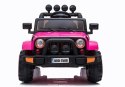 LEAN CARS Auto na Akumulator Jeep BRD-7588 Różowy 4x4
