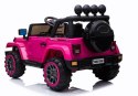 LEAN CARS Auto na Akumulator Jeep BRD-7588 Różowy 4x4