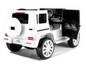 LEAN CARS Samochód na akumulator Mercedes G500 biały