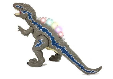 LEAN Toys Dinozaur Zdalnie Sterowany Tyranozaur Świeci Szary