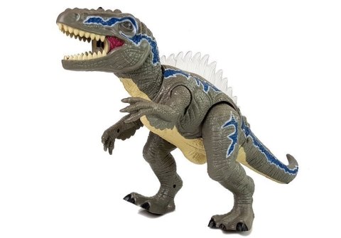 LEAN Toys Dinozaur Zdalnie Sterowany Tyranozaur Świeci Szary