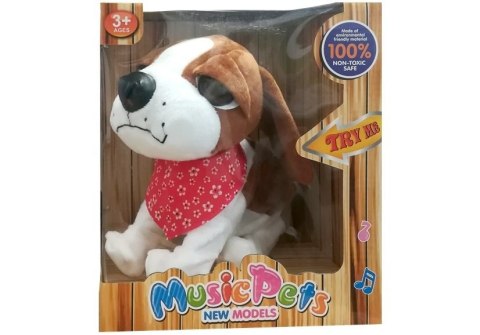 LEAN Toys Interaktywny Piesek Szczeka Rusza Ogonkiem Sensory