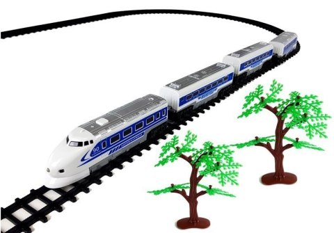 LEAN Toys Kolejka Pociąg Pendolino Tory na Baterie z Dźwiękiem i Światłem