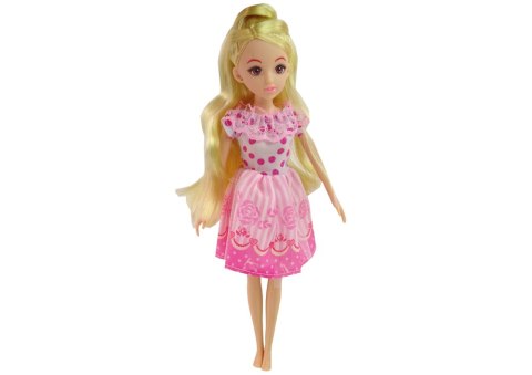 LEAN Toys Lalka Meble Zestaw Łóżko Szafa Toaletka