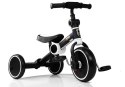 LEAN Toys Rower Na Pedały Biegowy Trójkołowy Czarno-Biały