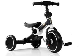 LEAN Toys Rower Na Pedały Biegowy Trójkołowy Czarno-Biały