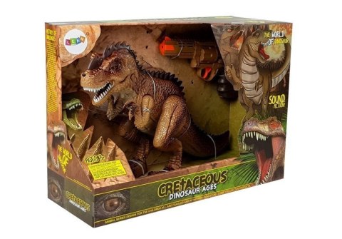 LEAN Toys Ruchomy Dinozaur Tyranozaur Para Wodna Pistolet Dźwięk Światła LEAN Toys Ruchomy Dinozaur Tyranozaur Para Wodna Pistolet Dźwięk Światła