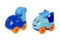 LEAN Toys Stacja Benzynowa z Autkami, Światłami, Dźwiękiem