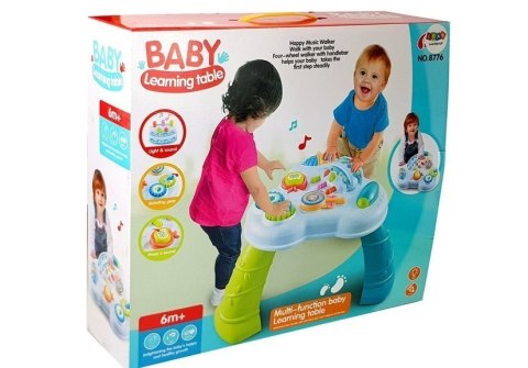 LEAN Toys Stolik Edukacyjny Urodzinowy Słodycze z Dźwiękami dla Niemowlaka LEAN Toys Stolik Edukacyjny Urodzinowy Słodycze z Dźwiękami dla Niemowlaka