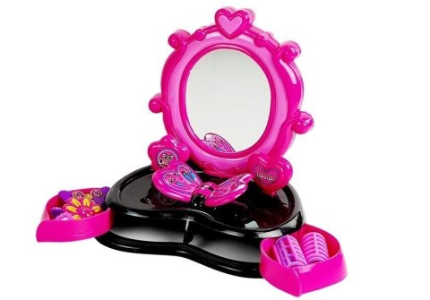 LEAN Toys Toaletka Fryzjer Urządzenie do Zaplatania Warkoczy z Lustrem LEAN Toys Toaletka Fryzjer Urządzenie do Zaplatania Warkoczy z Lustrem