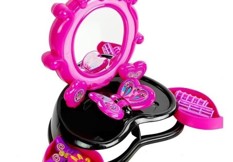 LEAN Toys Toaletka Fryzjer Urządzenie do Zaplatania Warkoczy z Lustrem LEAN Toys Toaletka Fryzjer Urządzenie do Zaplatania Warkoczy z Lustrem